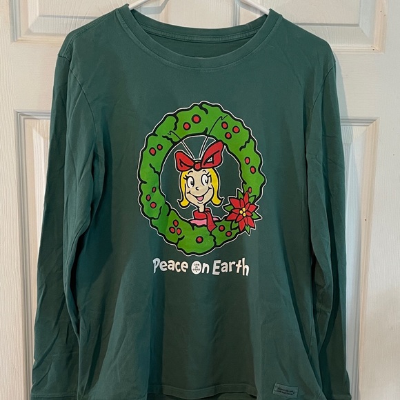 Life is Good Tops - Life is Good Size Large Grinch - Cindy Lou Who